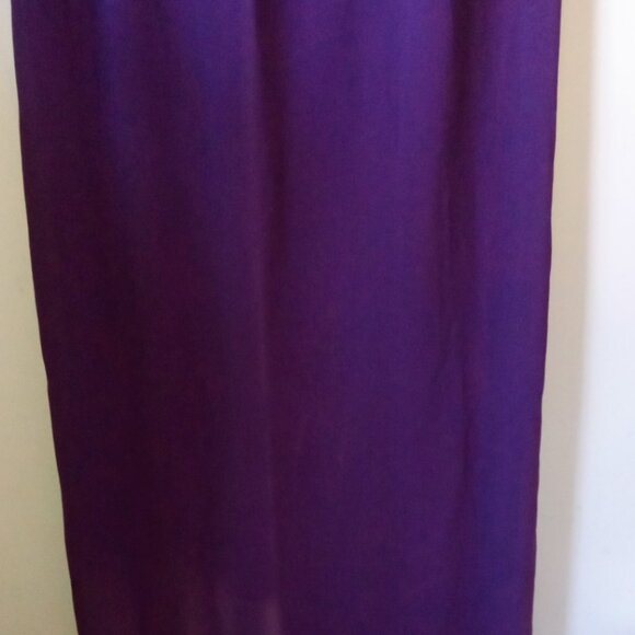 Vintage 1990s Jordan Sleeveless Purple Prom / Formal Dress - Picture 2 of 7